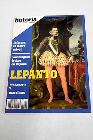 Imagen del vendedor de Historia 16, Ao 1989, n 155:: La censura postal nacionalista en la guerra civil; La Masonera espaola y la revolucin bolchevique; Lepanto; La economa de los monasterios; El teatro griego; La santidad de Felipe Augusto a la venta por Alcan Libros