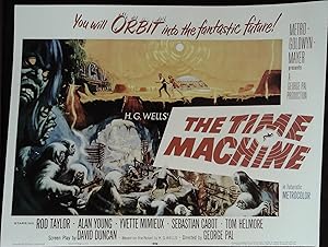 The Time Machine Lot of Sixteen 8 1/2" x 11" Reproduction Photos 1960 Rare!