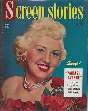 Screen Stories Magazine May 1950 Betty Grable!