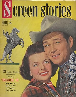 Screen Stories Magazine July 1950 Roy Rogers, Dale Evans, Trigger!