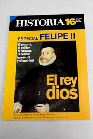 Imagen del vendedor de Historia 16, Ao 1998, n 270 Felipe II:: Rey, Poltico y gobernante; La decadencia de la economa; El monarca de las artes; La corte y la ciencia; El pensamiento mgico del rey; Uruguay 1903-1933: Treinta aos de modernidad en Amrica; El exilio de los liberales espaoles (1814-1834); Pan y Circo; Mil cosas: Amas de cra en el Antiguo Rgimen; Letras: Medio siglo del otro Machado; Perfil: Stalin, el hombre necesario a la venta por Alcan Libros