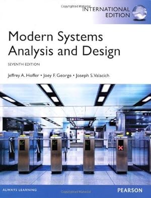 Imagen del vendedor de Modern Systems Analysis and Design, Global Edition a la venta por WeBuyBooks