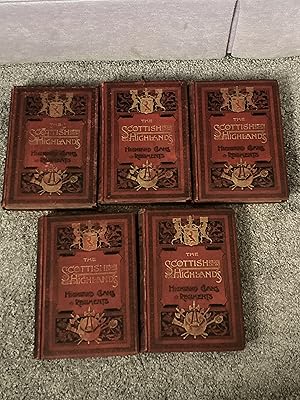 Seller image for THE SCOTTISH HIGHLANDS HIGHLAND CLANS & REGIMENTS WITH AN ACCOUNT OF THE GAELIC LANGUAGE, LITERATURE AND MUSIC: ILLUSTRATED FIVE VOLUME HARDCOVER SET (NEW EDITION) for sale by Books for Collectors