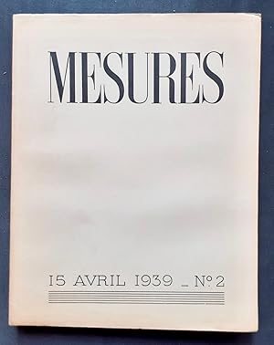 Mesures : 15 avril 1939 - n°2 -