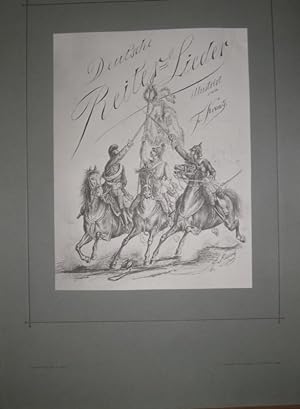 Seller image for Deutsche Reiter-Lieder illustrirt von F. Krantz. for sale by Antiquariat Carl Wegner