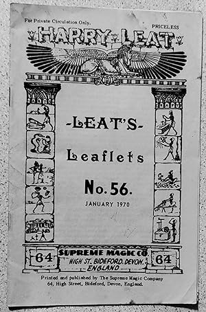 Bild des Verkufers fr Leat's Leaflets No.56 zum Verkauf von Shore Books
