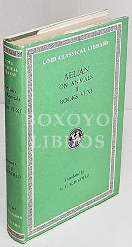 Immagine del venditore per On the characteristics of animals. With an english translations by A. F. Scholfield. In three volumes. II. Books VI-IX venduto da Boxoyo Libros S.L.