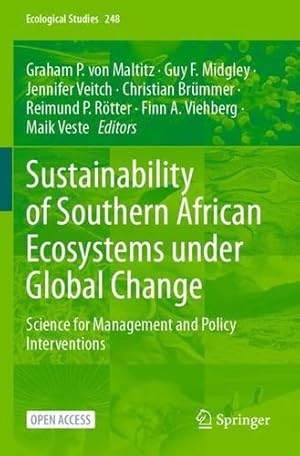 Seller image for Sustainability of Southern African Ecosystems under Global Change: Science for Management and Policy Interventions (Ecological Studies, 248) [Paperback ] for sale by booksXpress