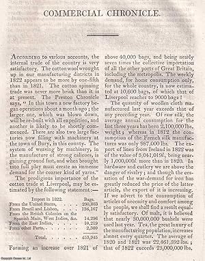 Seller image for Cotton & Wool; Gun Trade; Linen Trade; Mexican Mines; Bank Shares; Streets of London; Edinburgh & Glasgow Union. An original article from The Edinburgh Annual Register, 1823. for sale by Cosmo Books