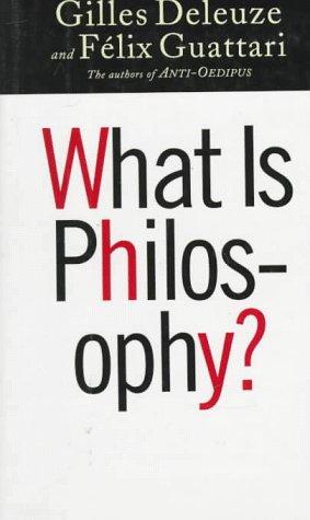 Imagen del vendedor de What is Philosophy? (European Perspectives: A Series in Social Thought and Cultural Criticism) a la venta por WeBuyBooks