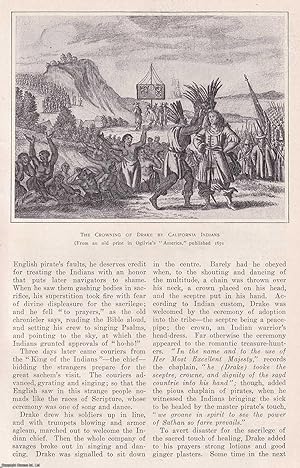 Seller image for Francis Drake : How the Sea Rover became a Pirate on the Pacific. The Romantic Adventures of Francis Drake. By Agnes Laut. An original article from the Harper's Monthly Magazine, 1905. for sale by Cosmo Books