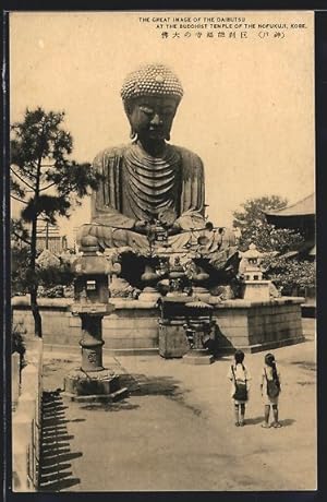 Ansichtskarte Kobe, The Great Image of the Daibutsu at the Buddhist Temple of the Nofukuji