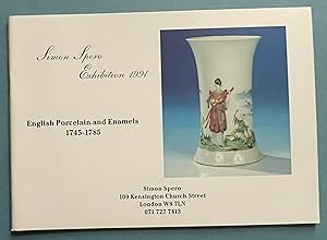 Image du vendeur pour English Porcelain and Enamels 1745 - 1785 (Simon Spero Exhibition Catalogue 1991) mis en vente par ACCESSbooks