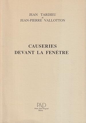 Seller image for Causeries devant la fentre * for sale by OH 7e CIEL