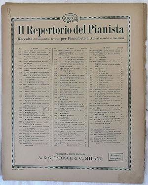 Immagine del venditore per IL REPERTORIO DEL PIANISTA DANS LES BOIS ETUDE DE CONCERT FRANZ VON LISZT, venduto da Sephora di Elena Serru