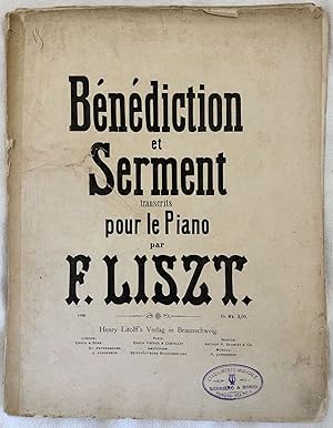 Immagine del venditore per BENEDITION ET SERMENT TRANSCRITS POUR LE PIANO, venduto da Sephora di Elena Serru