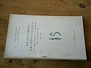 Découvertes archéologiques de l'âge du bronze et de l'âge du fer dans les hautes alpes 1955-1967