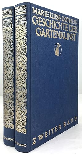Image du vendeur pour Geschichte der Gartenkunst. Nachdruck der 2. Auflage, Jena 1926. 2 Bnde cplt. 3. Auflage. mis en vente par Antiquariat Heiner Henke