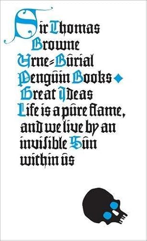 Bild des Verkufers fr Urne-Burial (Penguin Great Ideas) zum Verkauf von WeBuyBooks 2