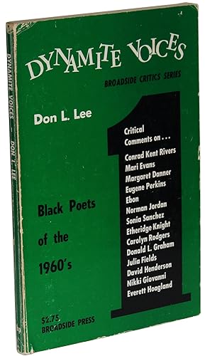 Dynamite Voices I: Black Poets of the 1960s