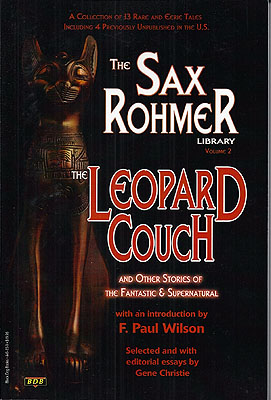 Bild des Verkufers fr The Leopard Couch and Other Stories of the Fantastic and Supernatural zum Verkauf von Ziesings