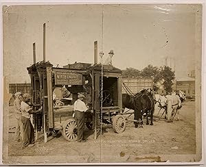 Sells-Floto Circus Photo of the Curtis Muntiple [sic] Strike Driver circa 1920