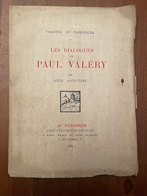 Bild des Verkufers fr Les dialogues de Paul Valry zum Verkauf von Librairie des Possibles