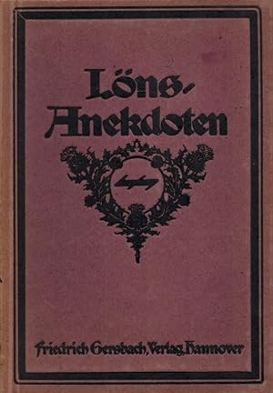 Seller image for Lns-Anekdoten. for sale by Buch von den Driesch