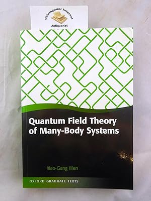 Immagine del venditore per Quantum Field Theory of Many-Body Systems. ISBN 10: 019922725XISBN 13: 9780199227259 venduto da Chiemgauer Internet Antiquariat GbR