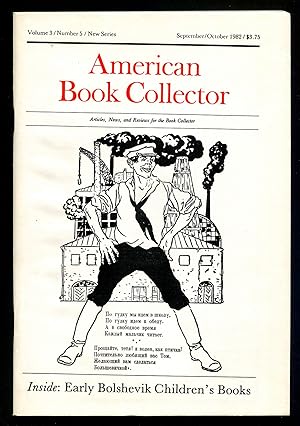 Seller image for American Book Collector: New Series - Vol. 3, No. 5, September/October 1982 for sale by Between the Covers-Rare Books, Inc. ABAA