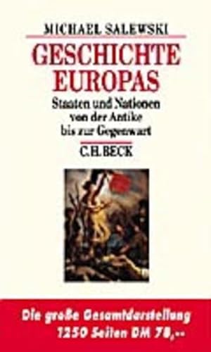 Bild des Verkufers fr Geschichte Europas Staaten und Nationen von der Antike bis zur Gegenwart zum Verkauf von Berliner Bchertisch eG