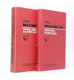 Seller image for 2 Libros Michelin Espaa Portugal Gran Bretaa Iranda K3 for sale by Libros librones libritos y librazos