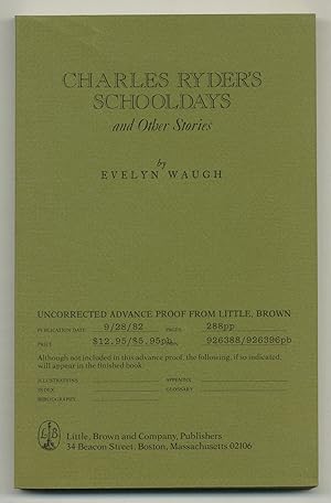 Imagen del vendedor de Charles Ryder's Schooldays and Other Stories a la venta por Between the Covers-Rare Books, Inc. ABAA
