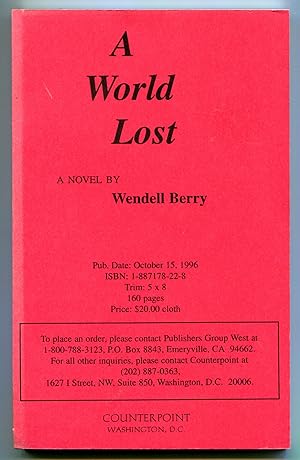 Seller image for A World Lost for sale by Between the Covers-Rare Books, Inc. ABAA