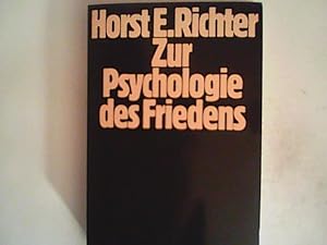 Bild des Verkufers fr Zur Psychologie des Friedens zum Verkauf von ANTIQUARIAT FRDEBUCH Inh.Michael Simon