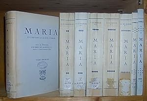 Seller image for Maria. tudes sur la Sainte Vierge. 8 volumes (complete set). for sale by Antiquariat Andree Schulte