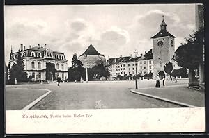 Ansichtskarte Solothurn, Partie beim Bieler Tor