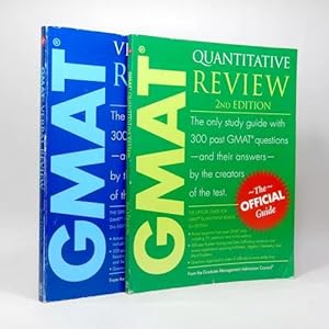 Image du vendeur pour Dos Libros Gmat Quantitative Review Verbal Review Guide K4 mis en vente par Libros librones libritos y librazos