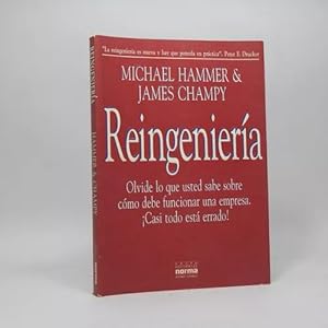 Seller image for Reingeniera M Hammer J Champy Editorial Norma 1994 Bc3 for sale by Libros librones libritos y librazos