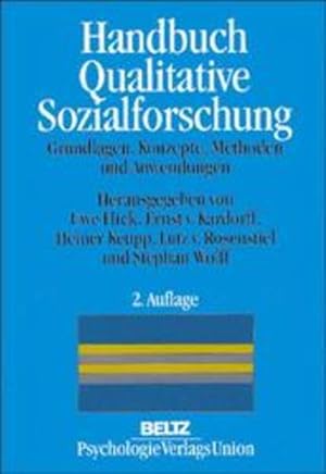 Seller image for Handbuch Qualitative Sozialforschung: Grundlagen, Konzepte, Methoden und Anwendungen for sale by Studibuch
