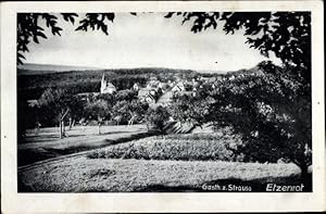 Bild des Verkufers fr Ansichtskarte / Postkarte Etzenrot Waldbronn im Albtal im Schwarzwald, Ortsansicht, Gasthof zum Strauss - Inhaber: Familie Dahlinger zum Verkauf von akpool GmbH