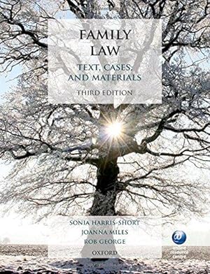 Imagen del vendedor de Family Law Text, Cases, and Materials 3/e a la venta por WeBuyBooks