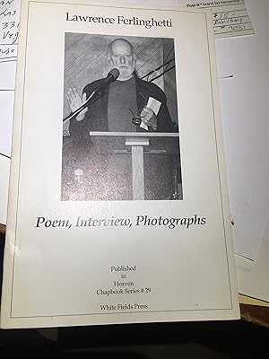 Poem, Interview, Photographs. Signed