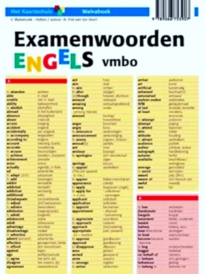 Seller image for Taalkaarten Walvaboek - Examenwoorden Engels vmbo for sale by Collectors' Bookstore
