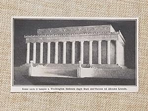 Immagine del venditore per Progetto del 1914 Tempio a Washington degli Stati dell'Unione ad Abramo Lincoln venduto da LIBRERIA IL TEMPO CHE FU