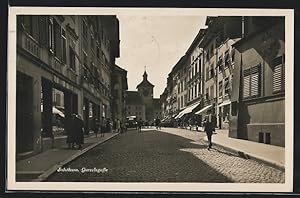 Ansichtskarte Solothurn, Gurzelngasse