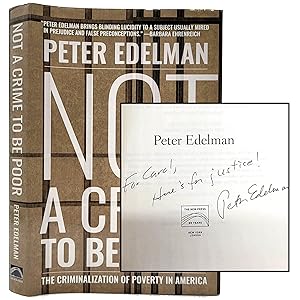 Imagen del vendedor de Not A Crime to be Poor: The Criminalization of Poverty in America a la venta por Memento Mori Fine and Rare Books