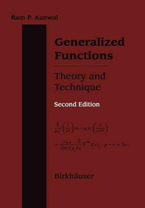 Seller image for Generalized Functions Theory and Technique : Theory and Technique for sale by GreatBookPricesUK