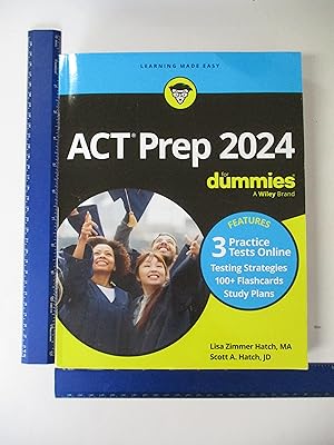 Imagen del vendedor de ACT Prep 2024 For Dummies with Online Practice (For Dummies (Career/Education)) a la venta por Coas Books