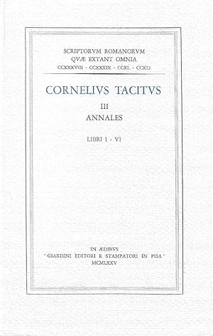 Annales. III, Libri I - VI
